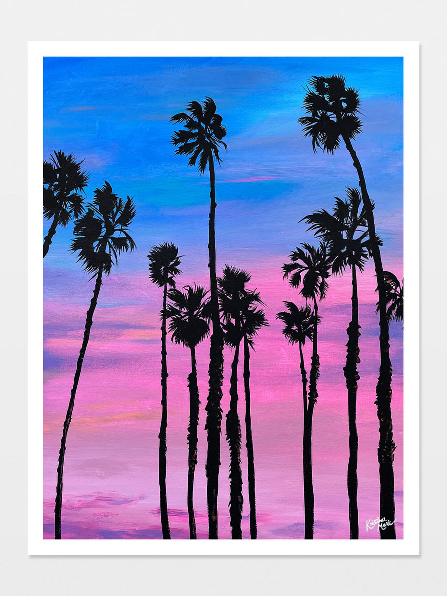 Dancing Palms | Paper Print